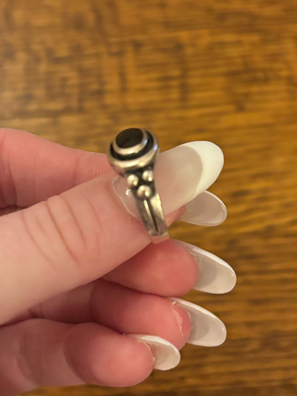 BLACK ONYX RING - Picture 3 of 4